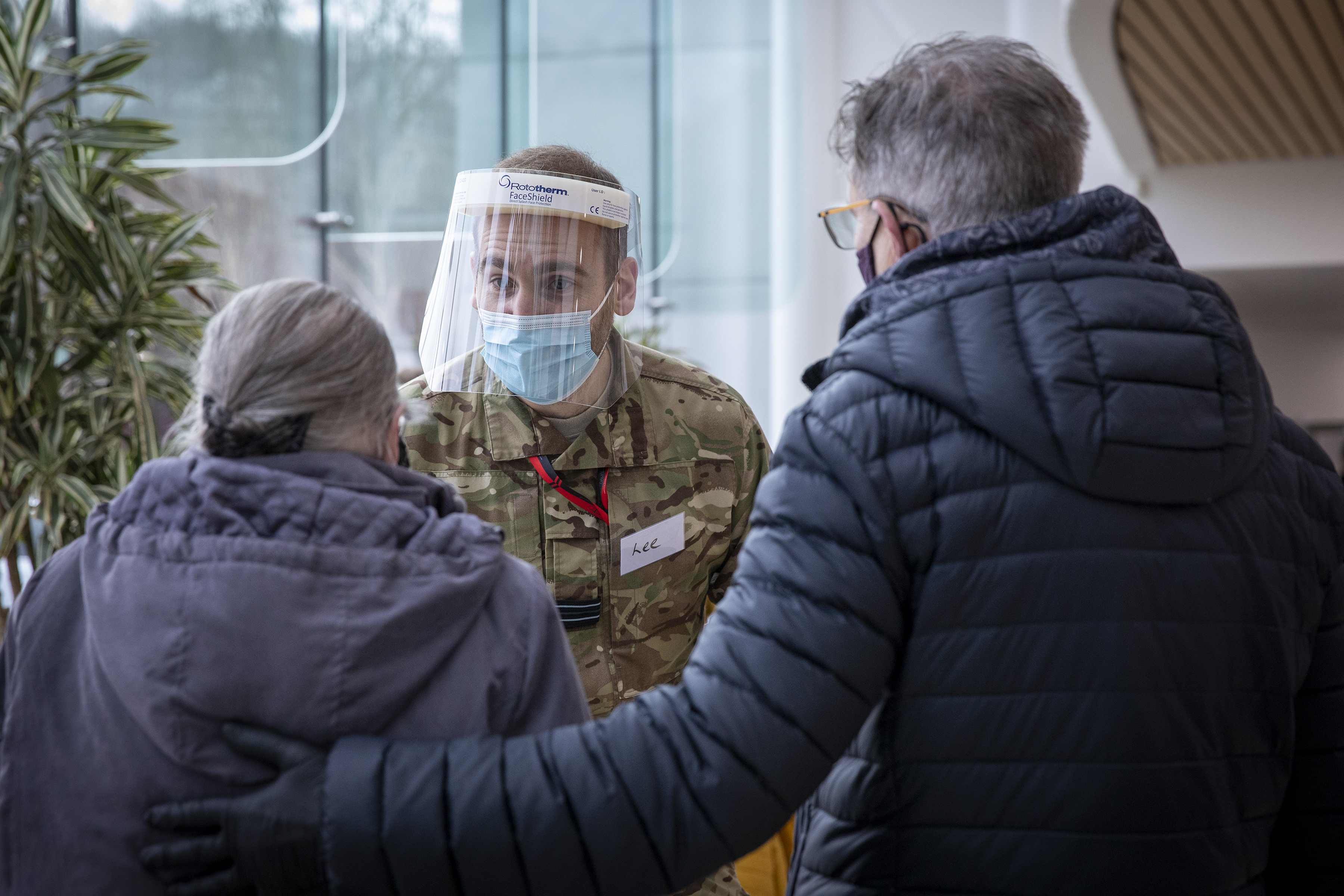 Armed Forces personnel support the NHS in Wales with the fight against