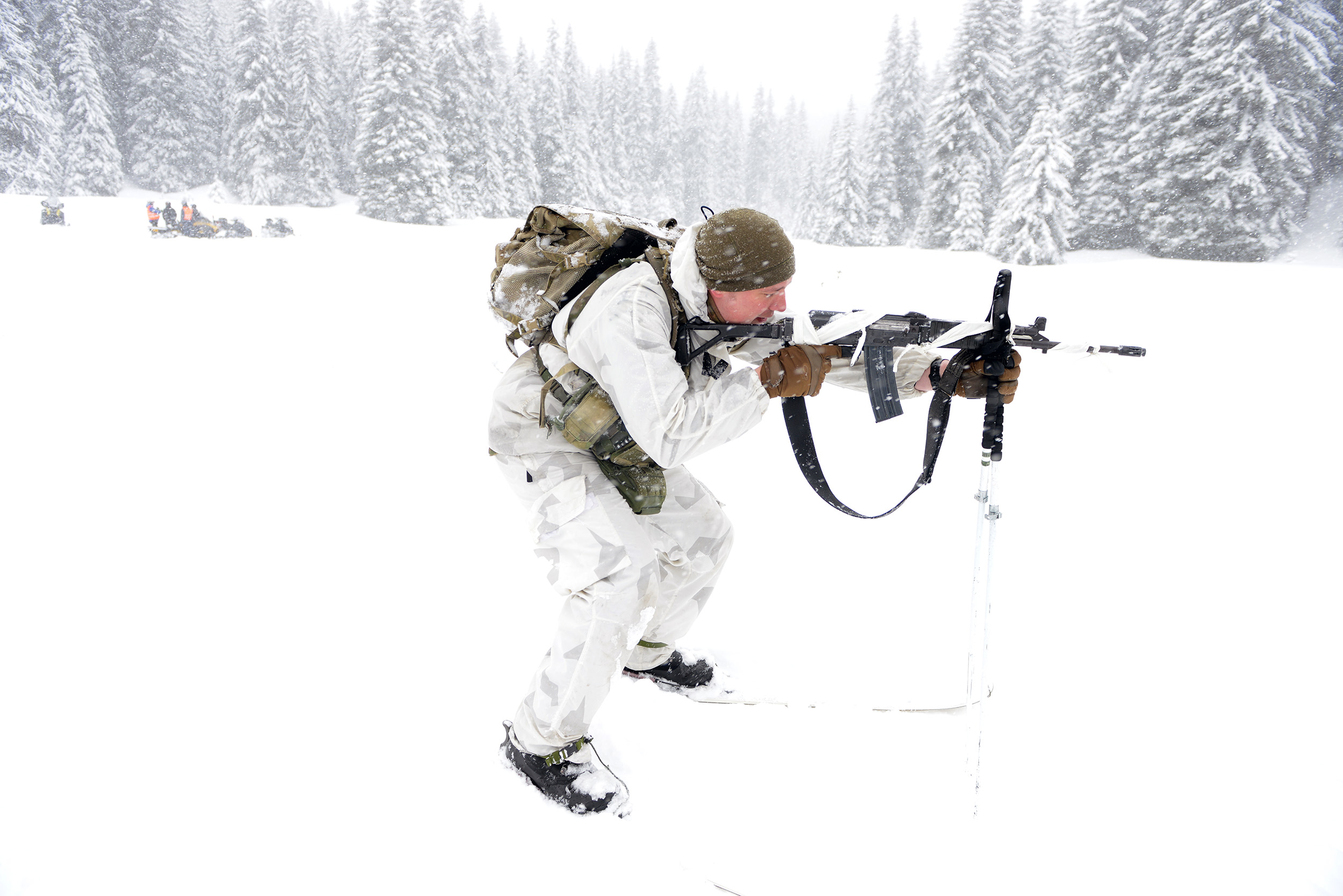 British Army soldiers deliver Cold Weather Training The British Army