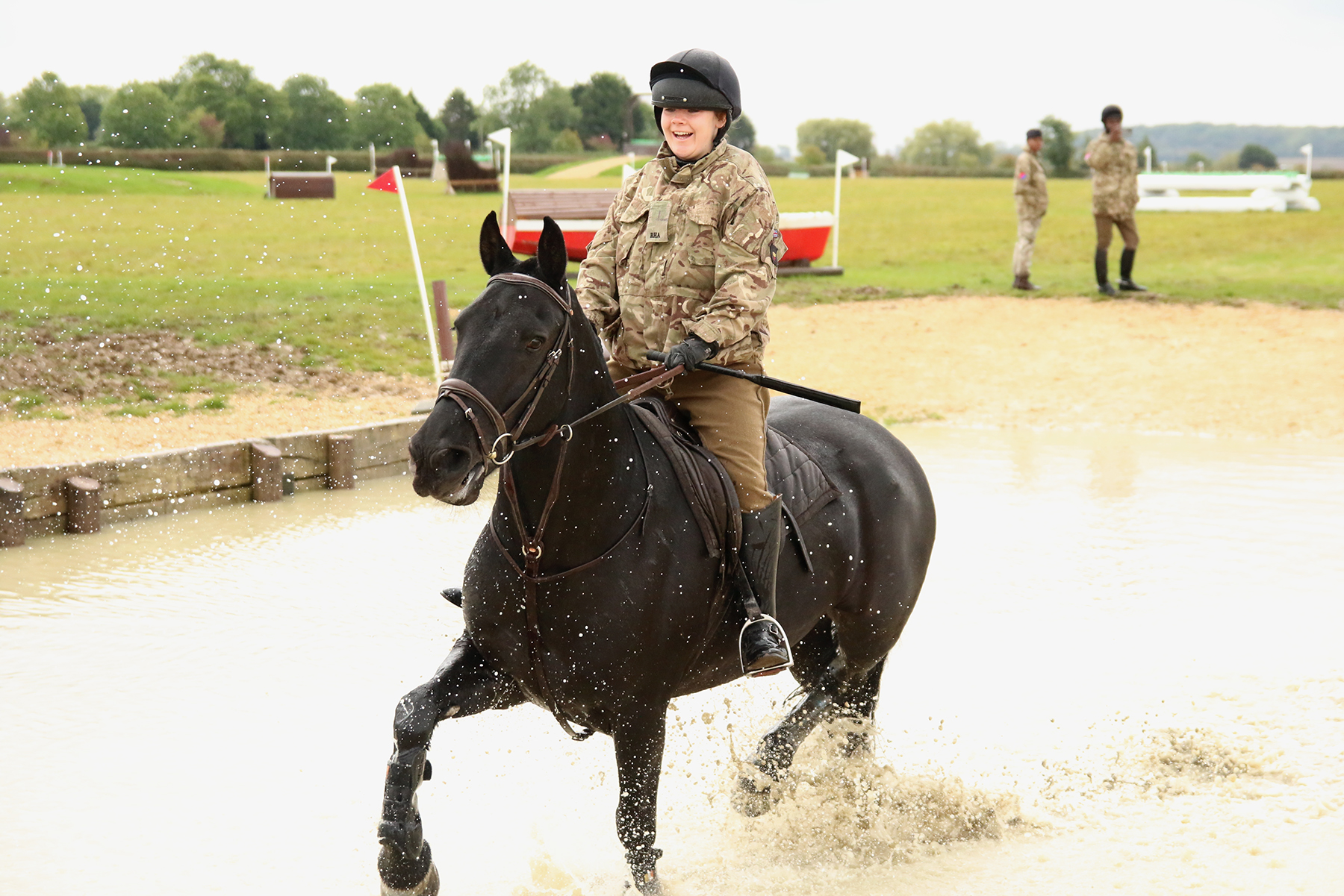 Kings Troop Royal Horse Artillery enjoy an Autumn getaway The British