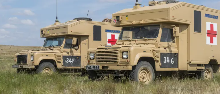 Medical Service Rover Land Rover Battlefield Ambulance | The British Army