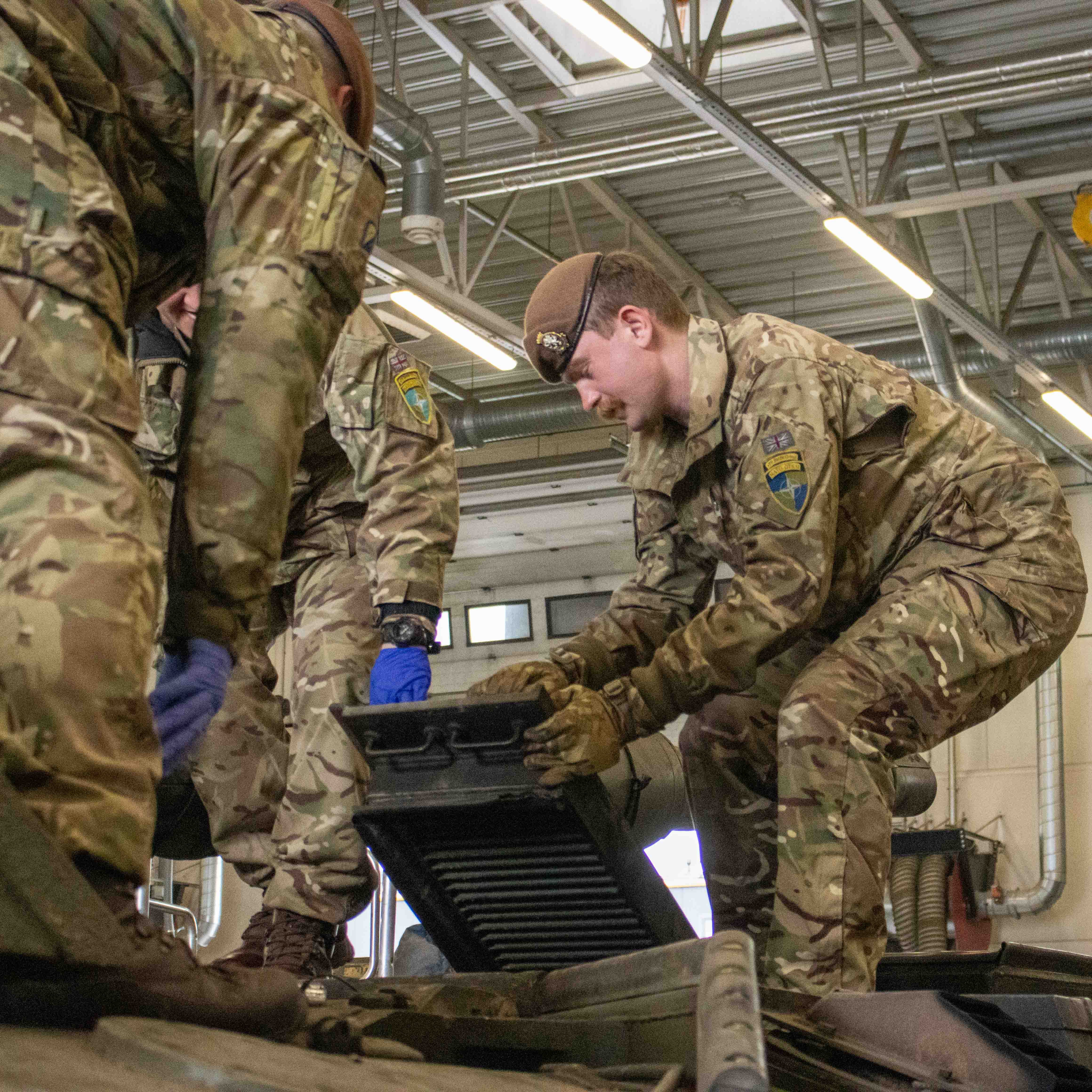 British Army tank crewed entirely by reservists for the first time