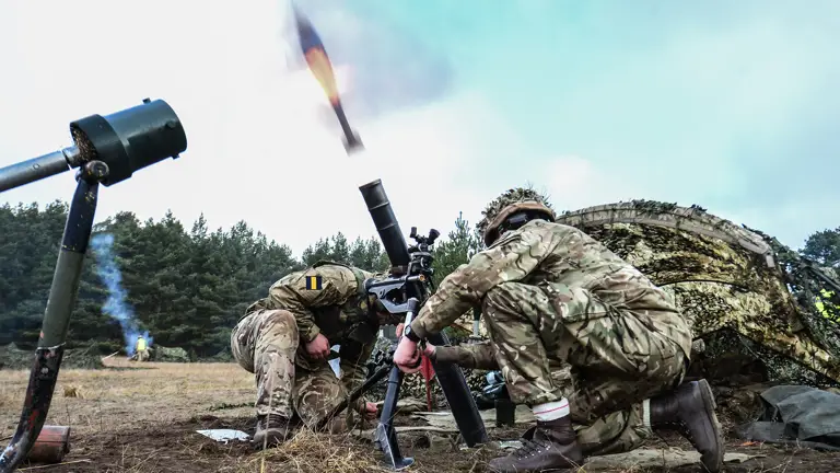 81mm Rockets 81mm Mortar | The British Army