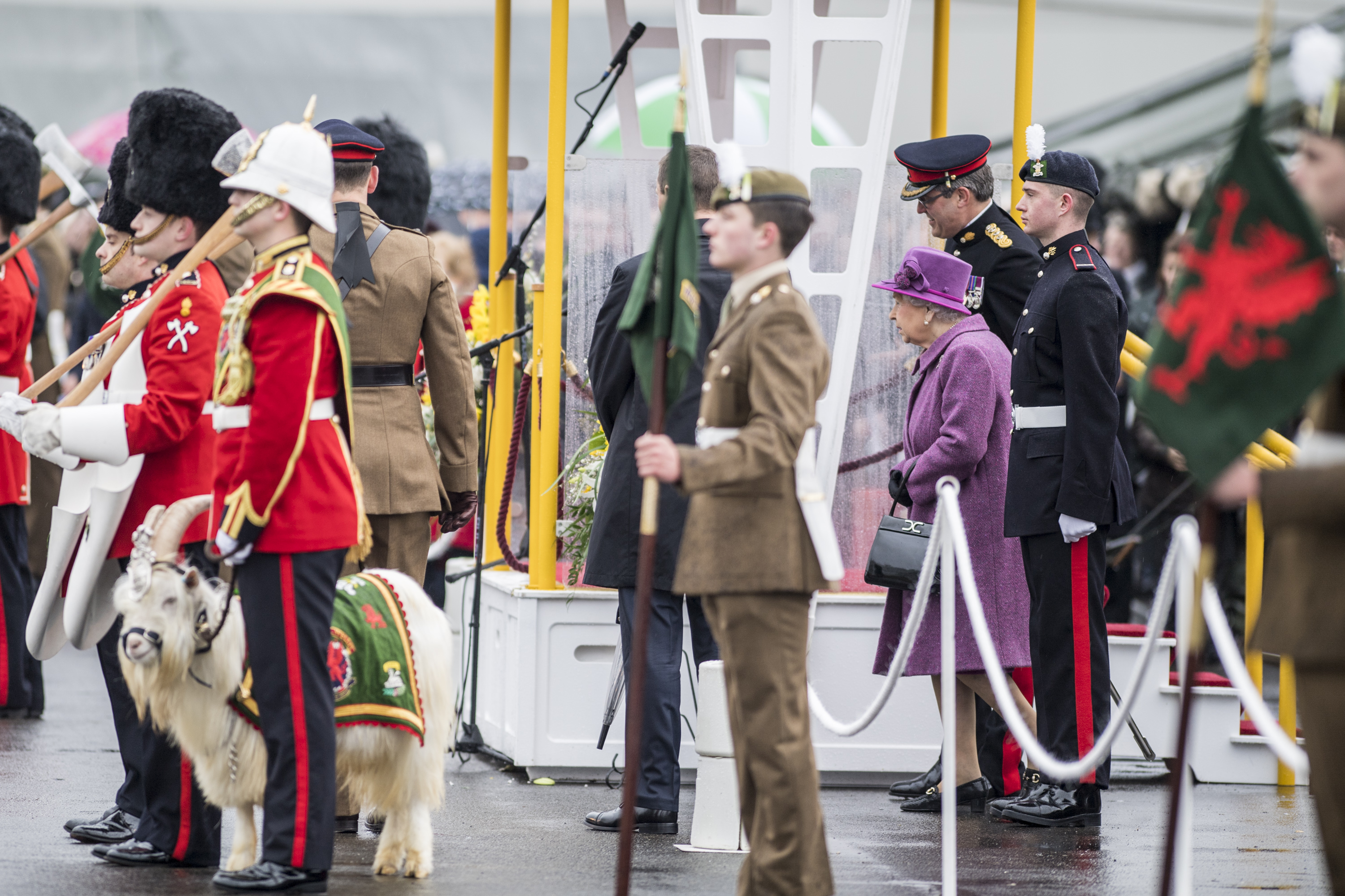 Welsh units reflect on their proud history with Queen Elizabeth II and