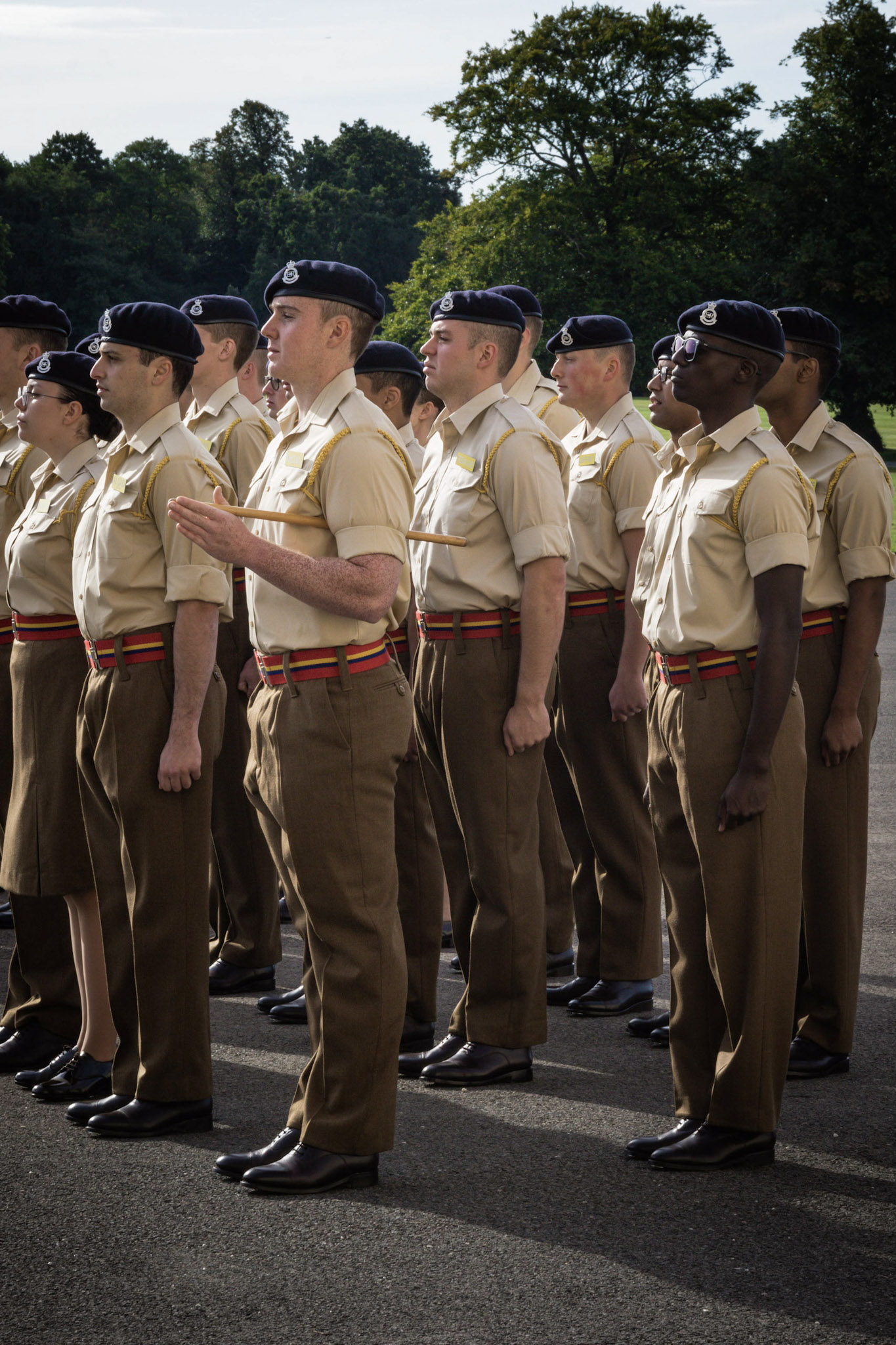 First Officer Cadets swear oath of allegiance to the King The British Army