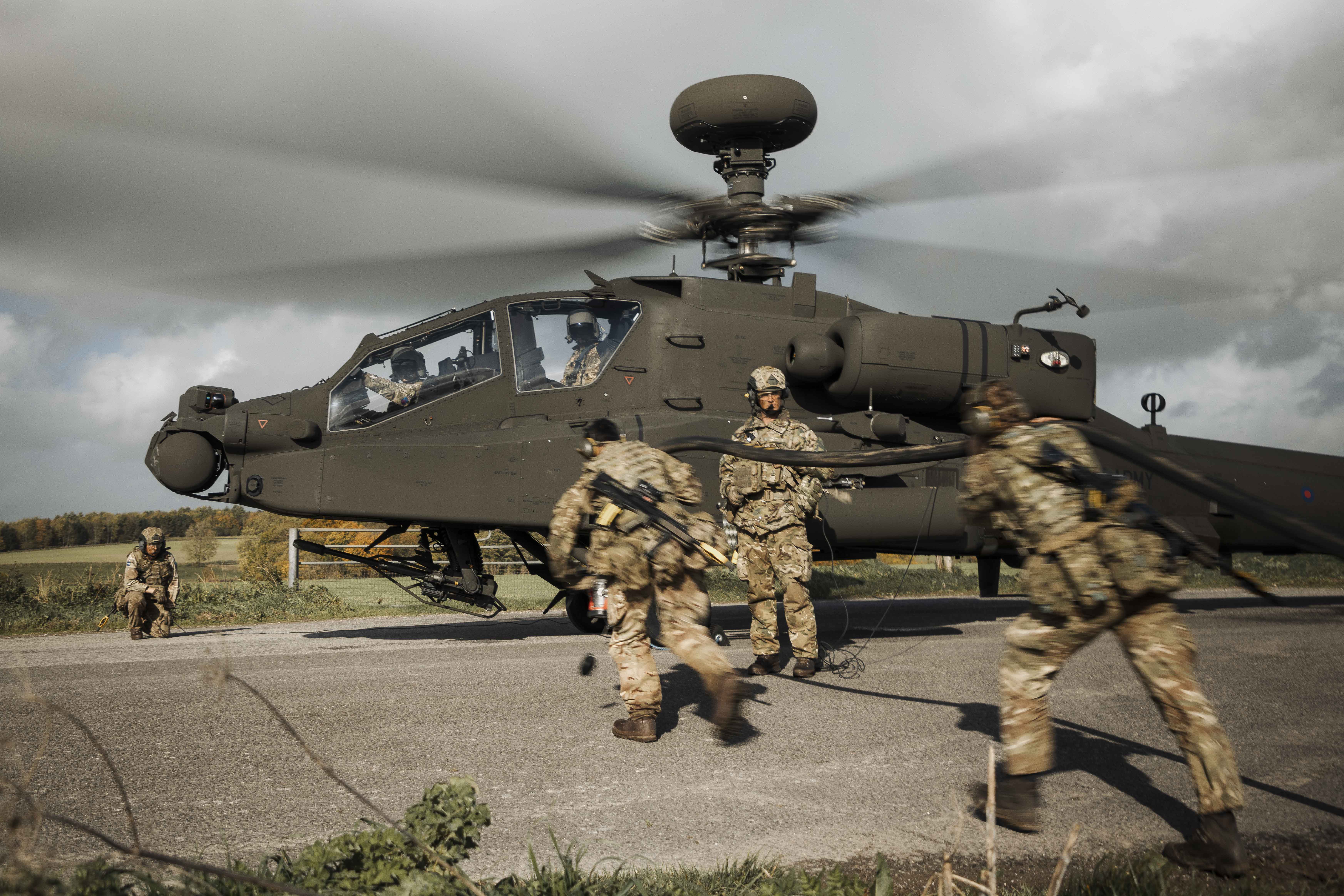 Apache Helicopter Attack