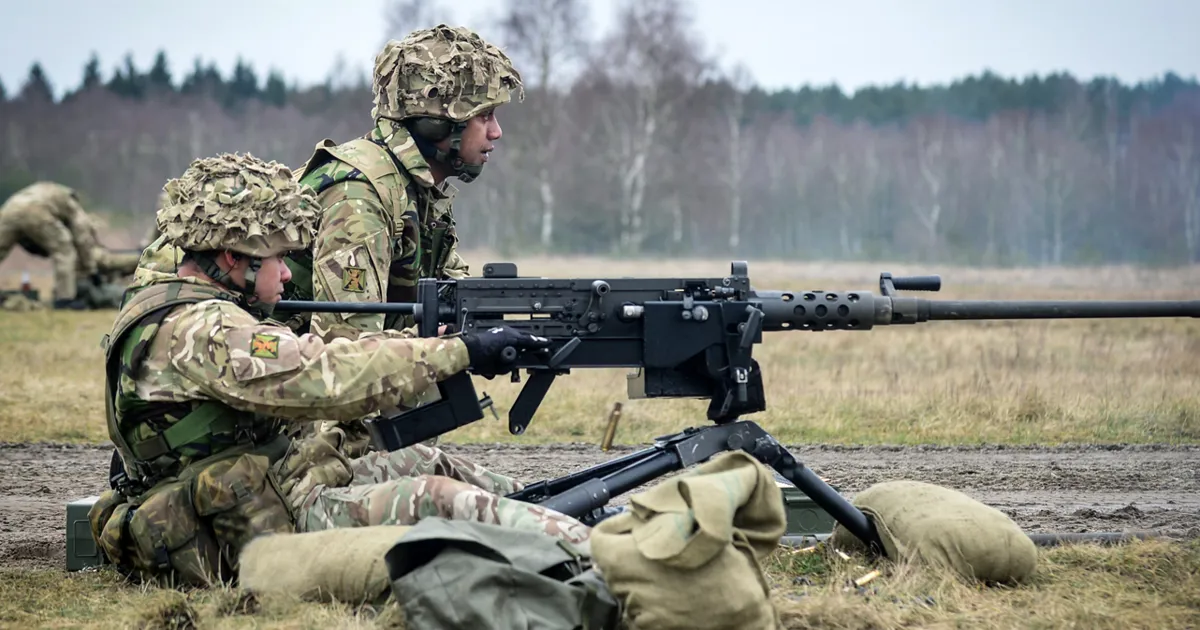 Heavy Machine Gun | The British Army
