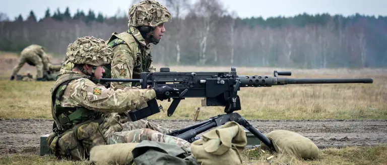 Heavy Machine Gun | The British Army