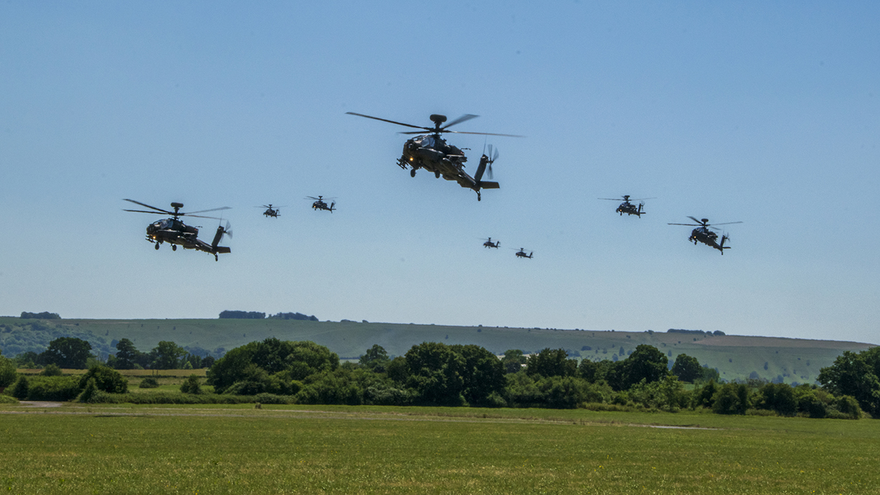Apache shows its range and power The British Army