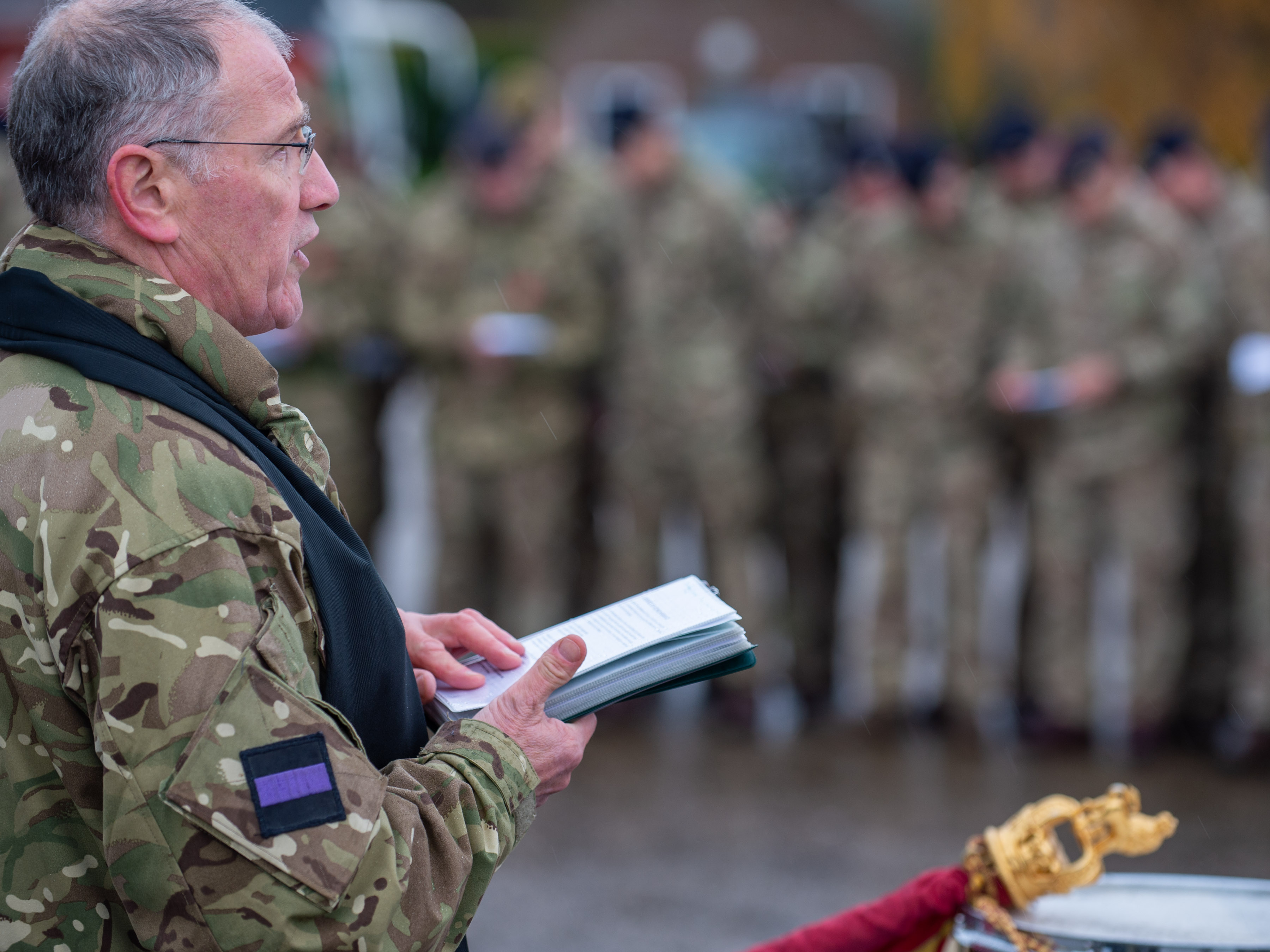 Irish Guards Drumhead Service The British Army