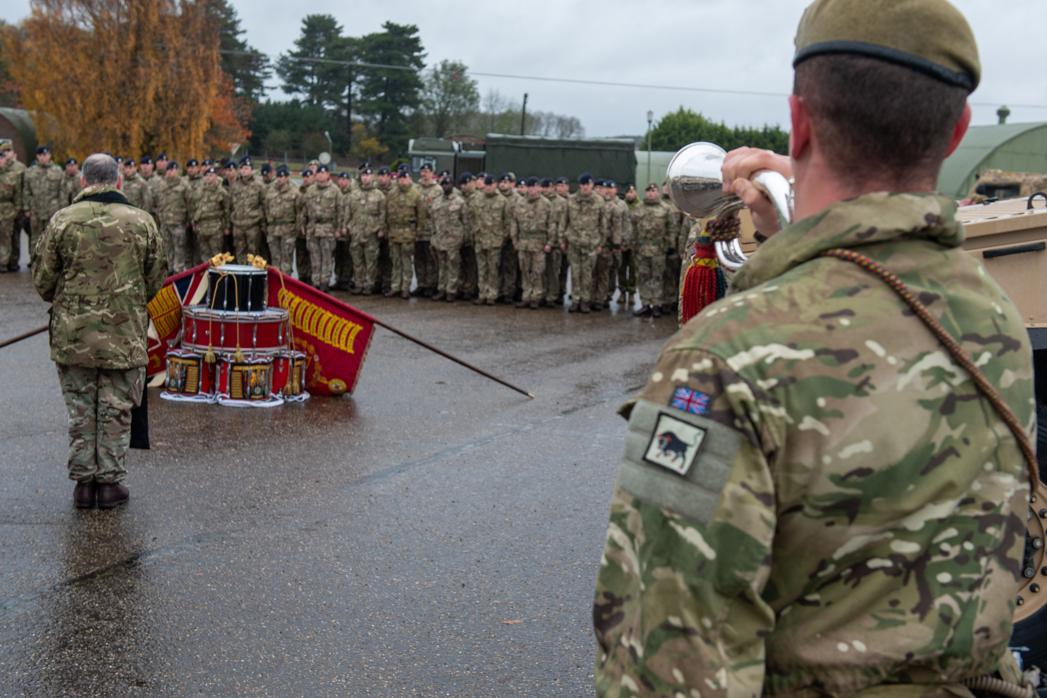Irish Guards Drumhead Service The British Army