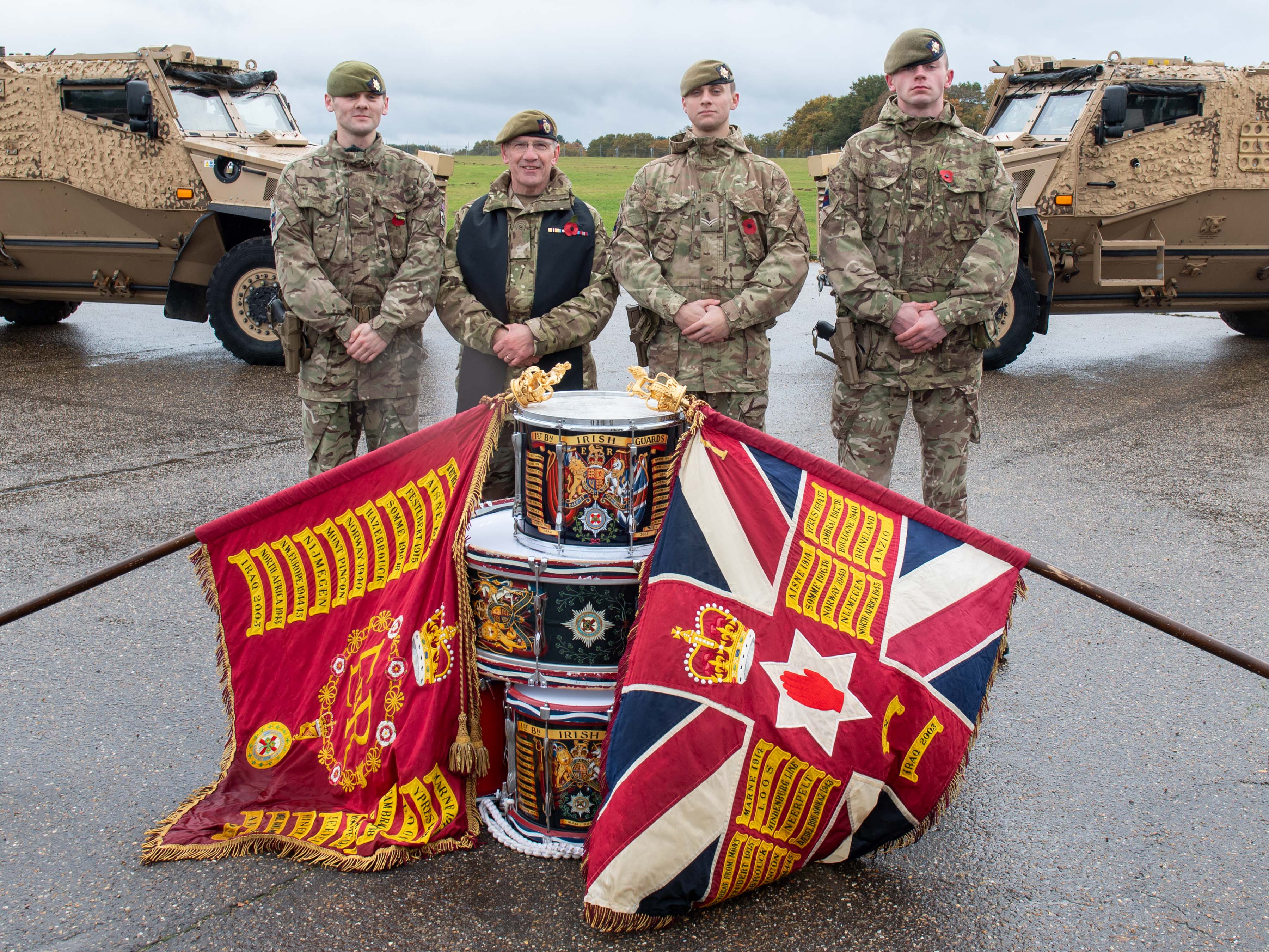 Irish Guards Drumhead Service The British Army