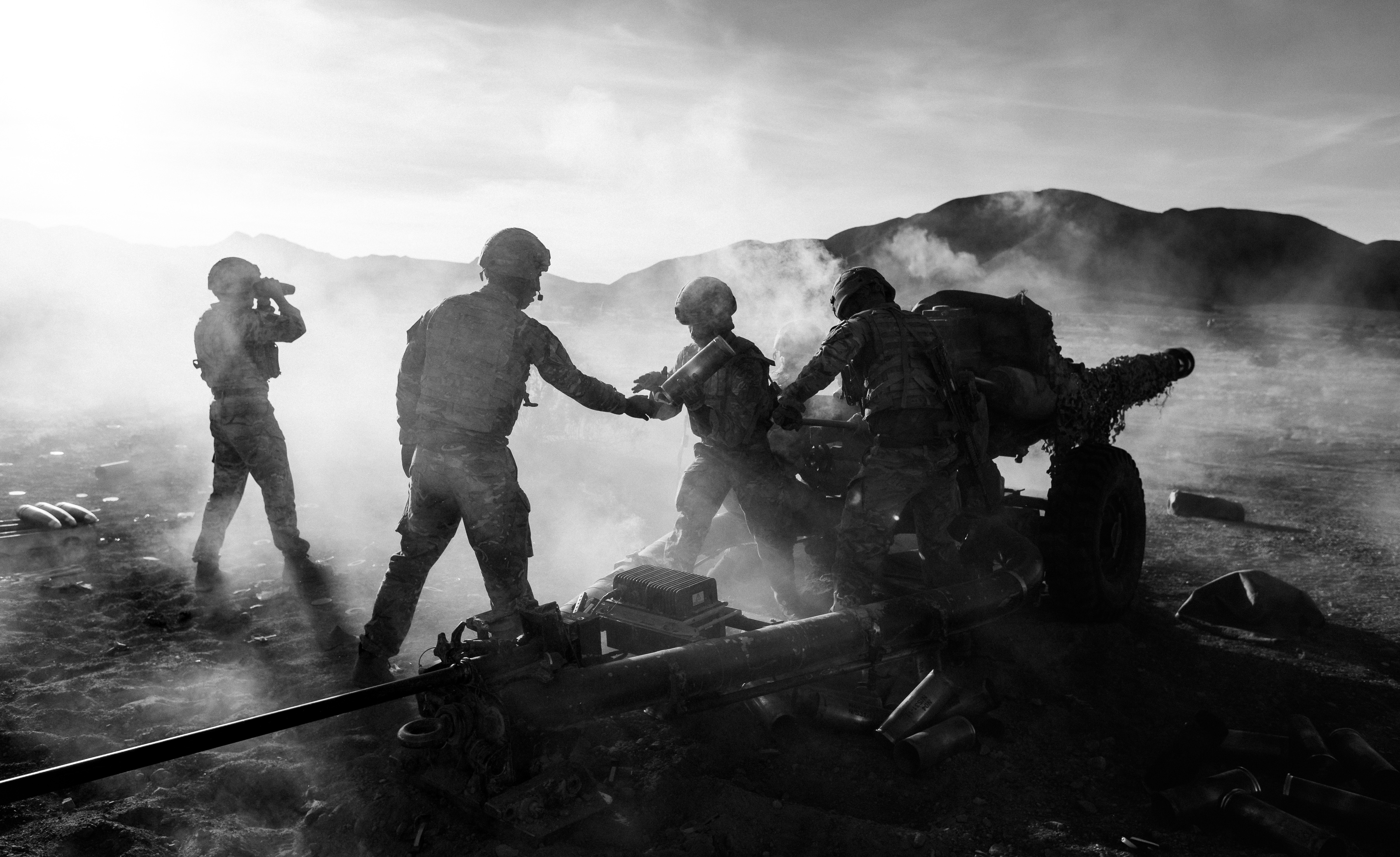 Army Commandos train in the California deserts The British Army