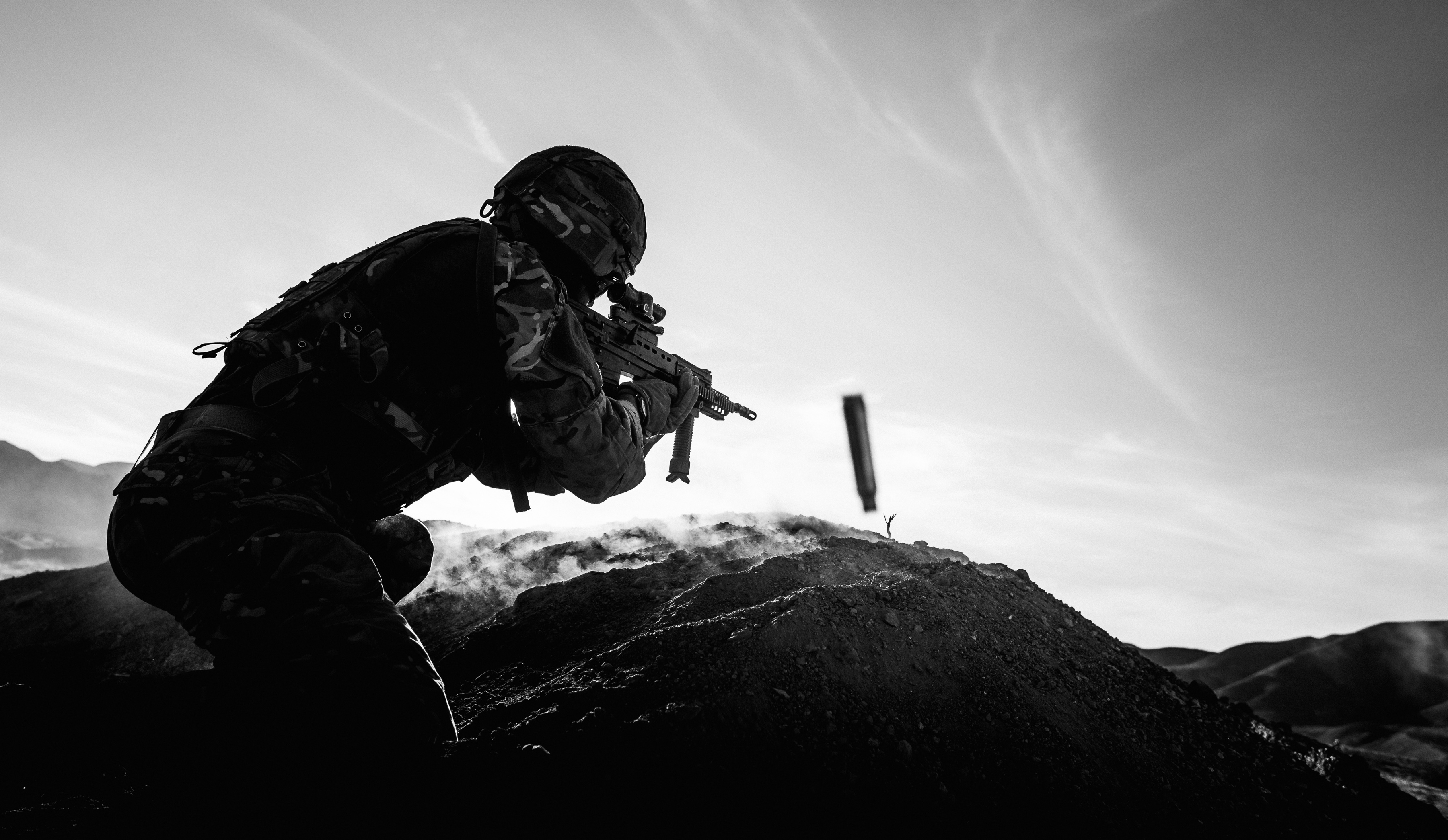Army Commandos train in the California deserts The British Army