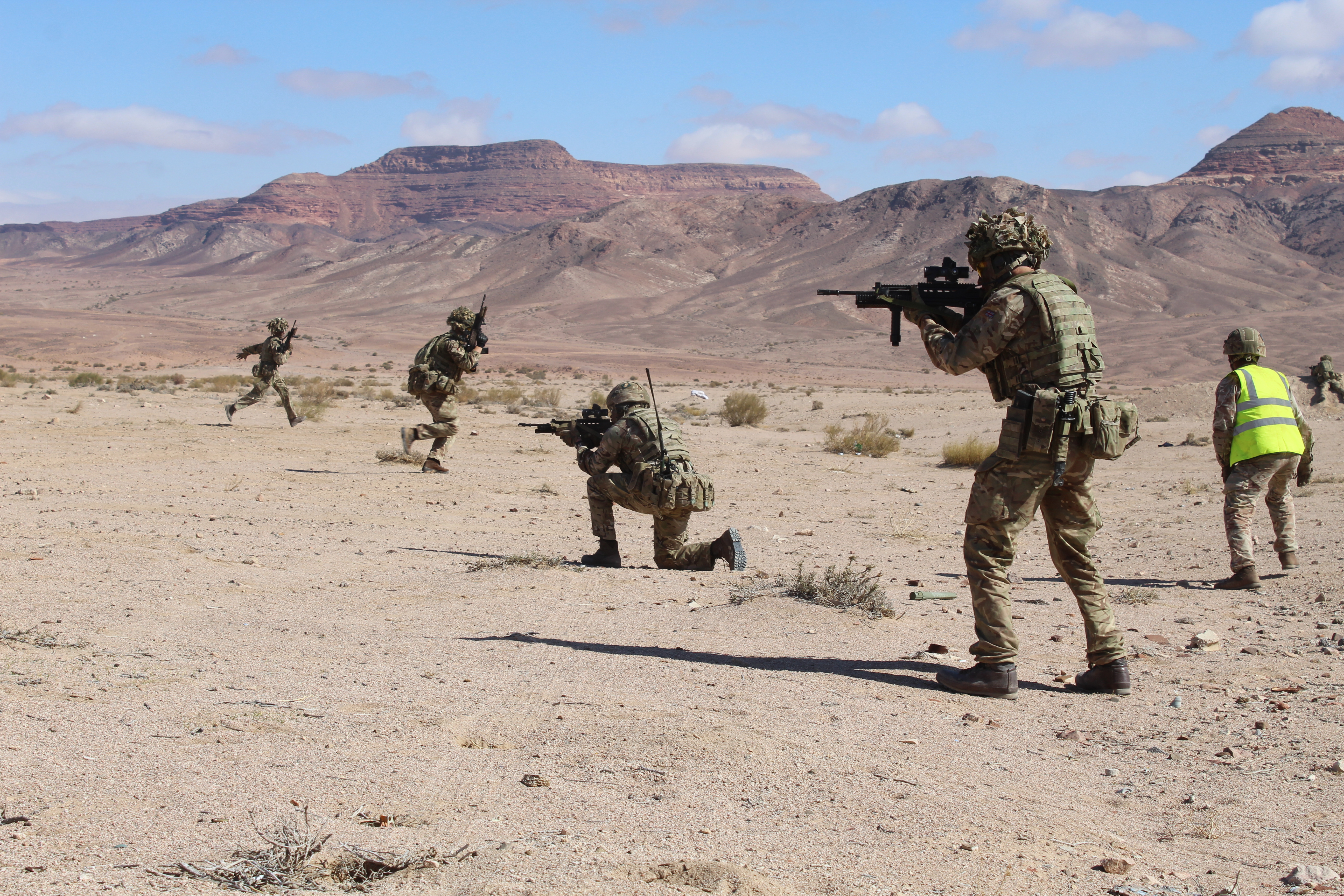 British Army Desert Training
