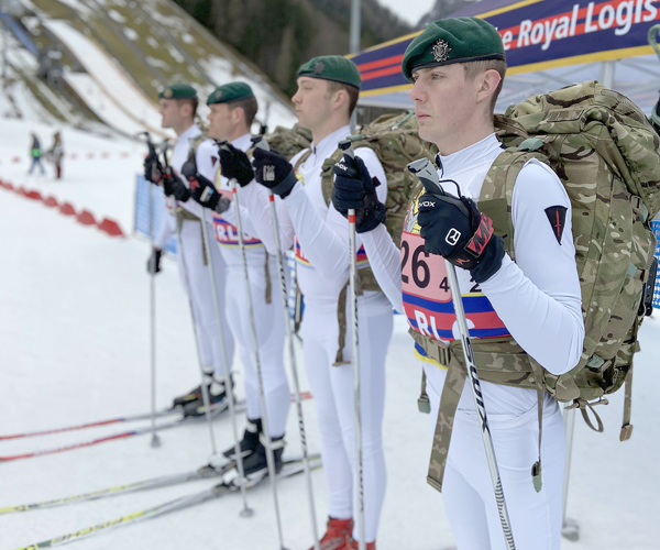 Photo Two – 3 Commando Logistic Regiment lining up for the Patrol Race inspection. .jpg