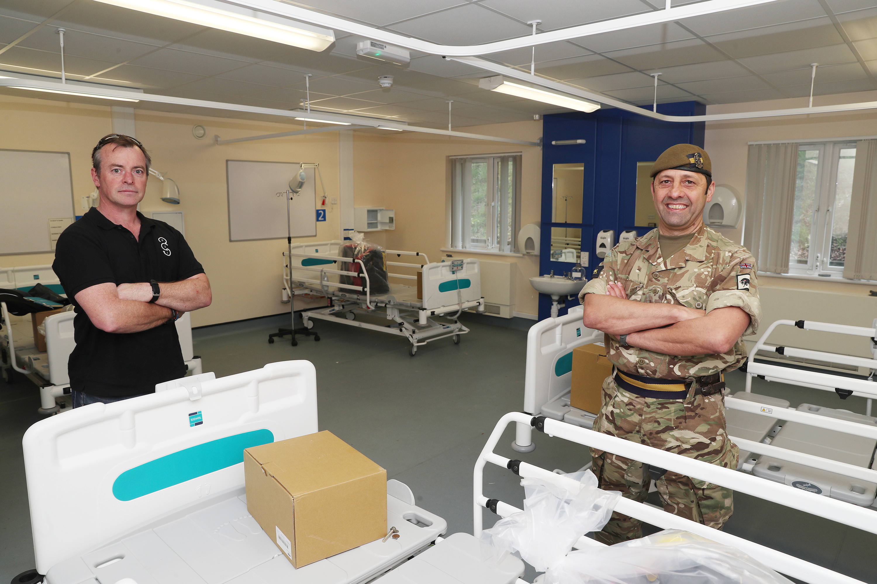 Army reservist deployed to make Headley Court ready for NHS Leatherhead Leatherhead Living