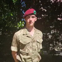 Private Harry Skelton at his pass out parade at Infantry Training Centre Catterick